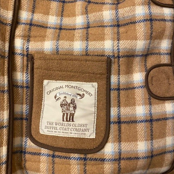 ORIGINAL MONTGOMERY Duffle Coat 38 Womens Medium/Mens Small camel horn buttons - Picture 8 of 12